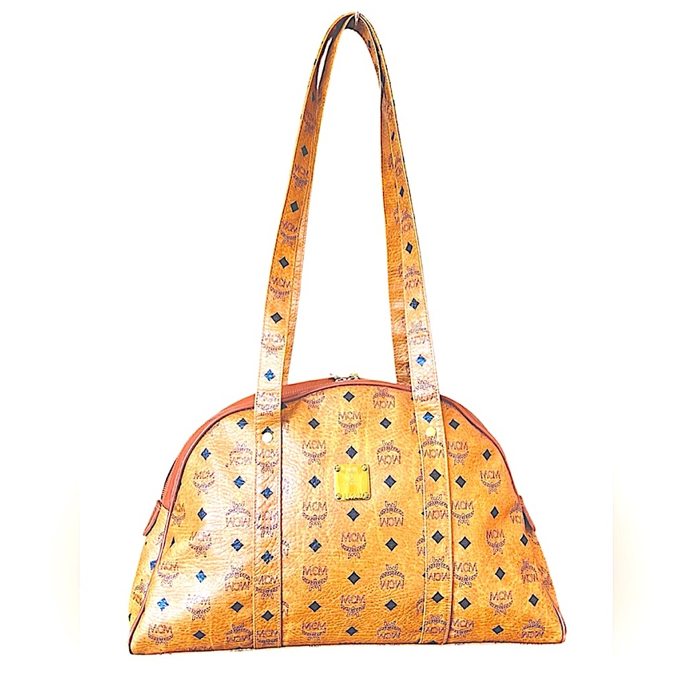 MCM Large Vintage Cognac Monogram Visetos Dome Tote👜 - Picture 16 of 16